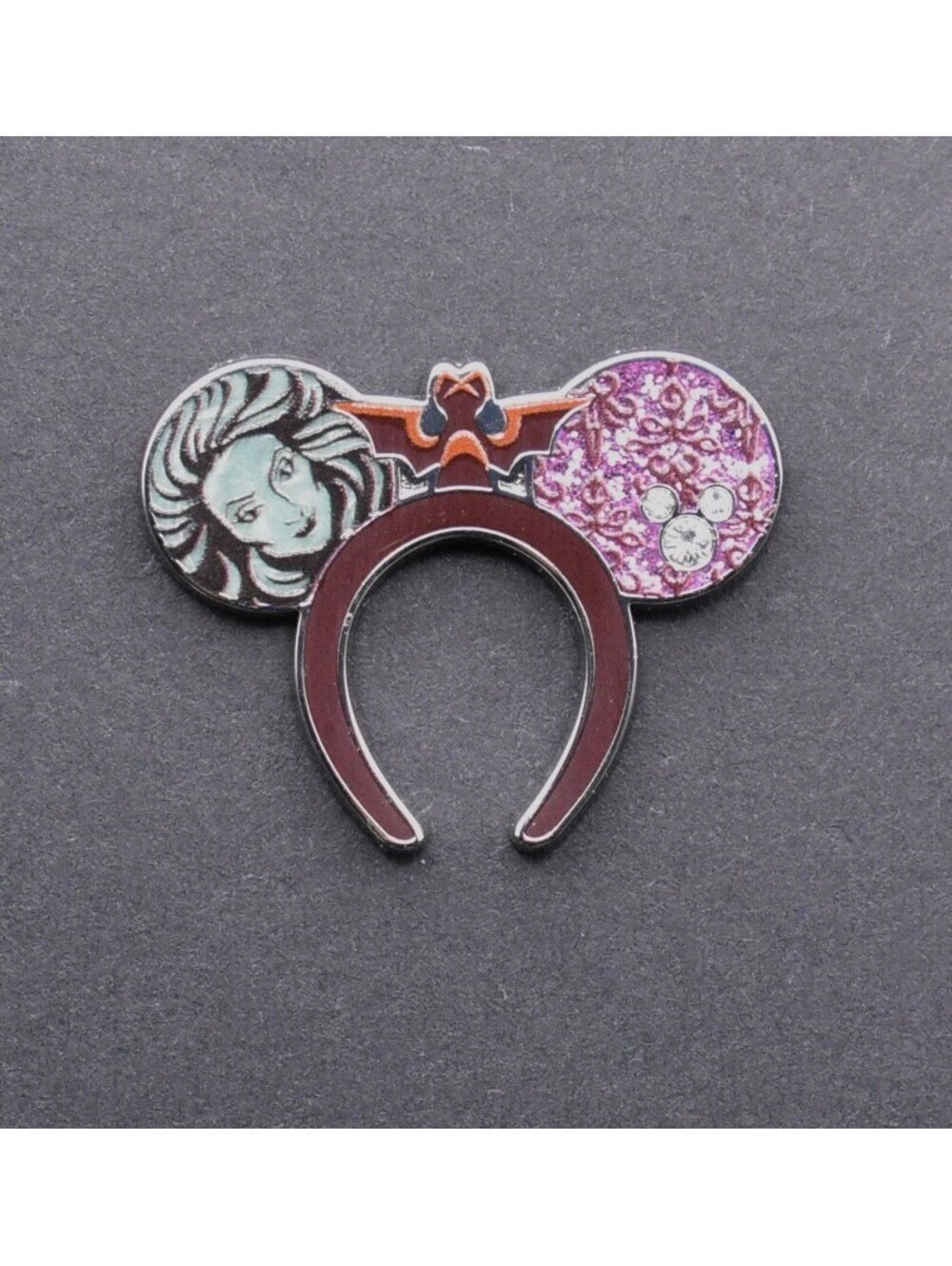 Disney DLR Madame Leota Super Chaser Ear Headbands Hidden Mickey Haunted Pin (C6